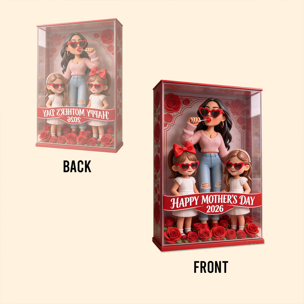 Custom Gift For Her, Birth Month Flower, Mother's Day Gift - Personalized Mother Custom Shaped Acrylic Plaque