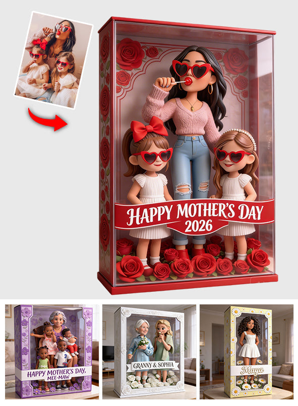 Custom Gift For Her, Birth Month Flower, Mother's Day Gift - Personalized Mother Custom Shaped Acrylic Plaque