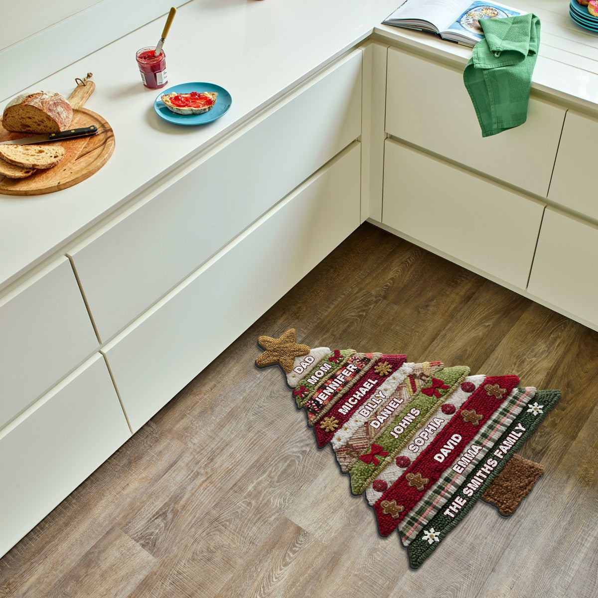 Merry Christmas - Personalized Family Non-Slip Tufted Rug