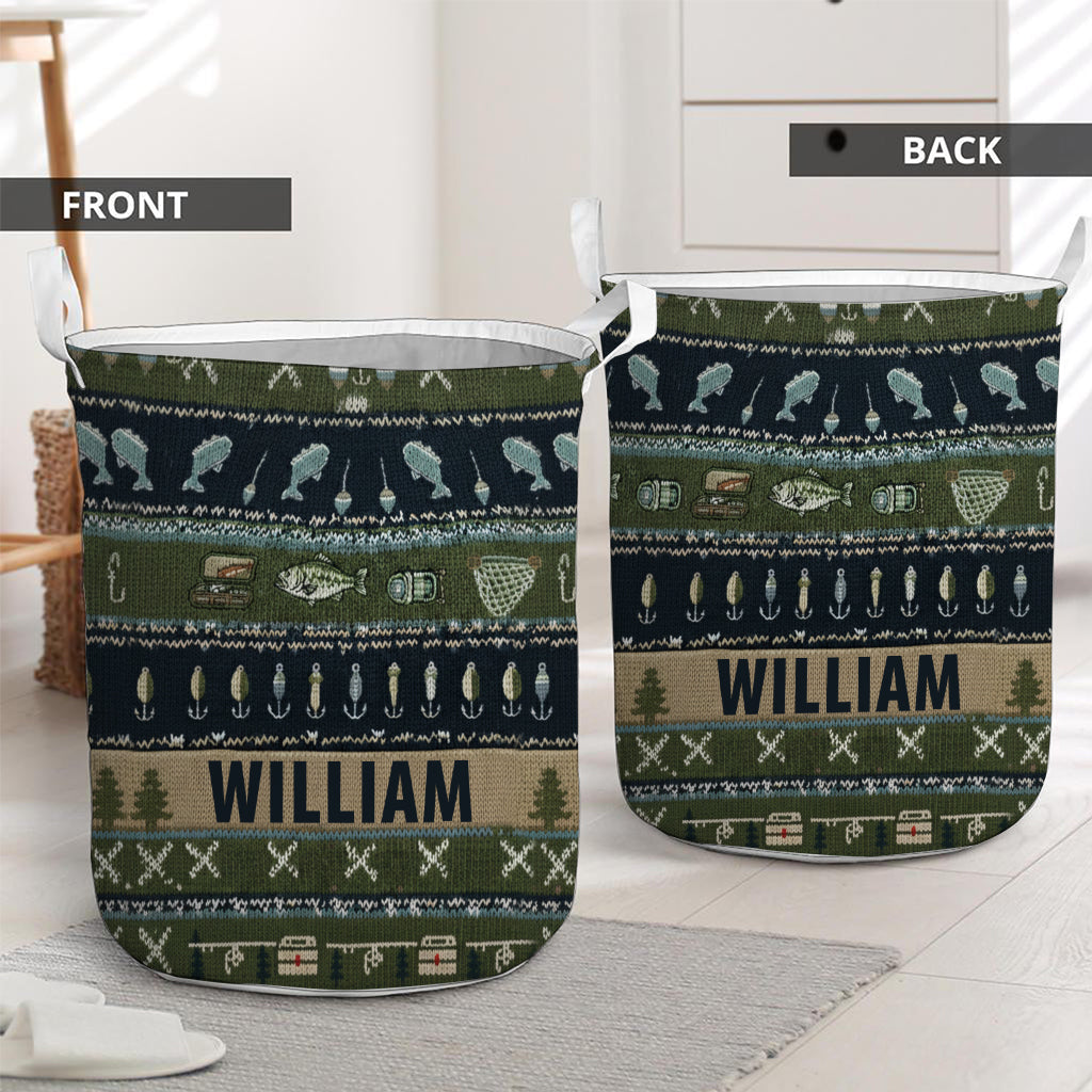 Hooked on Fishing - Personalized Fishing Storage Basket