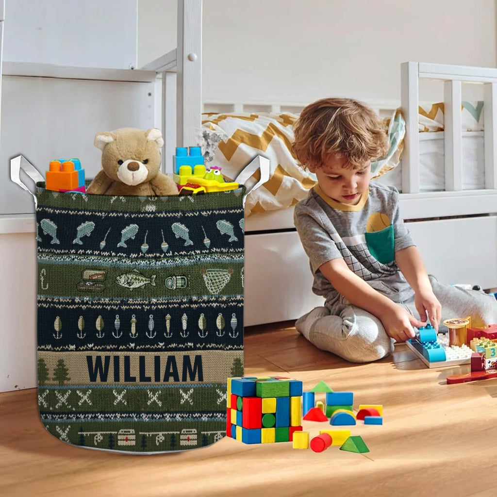 Hooked on Fishing - Personalized Fishing Storage Basket