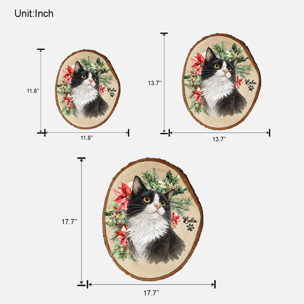 Pet Portrait - Personalized Dog Custom Shaped Wood Sign