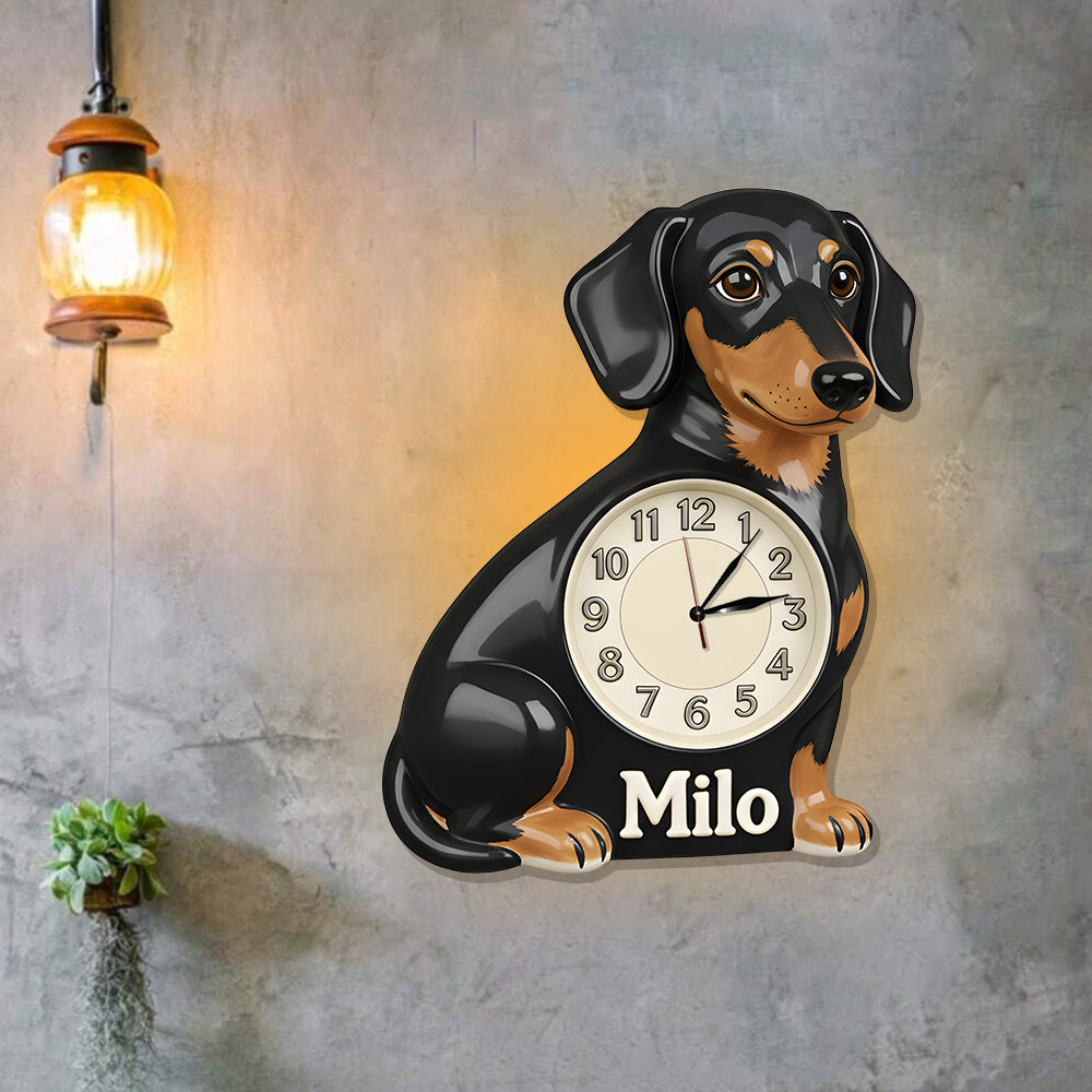 Love My Pet - Personalized Pet LED Light Wall Clock
