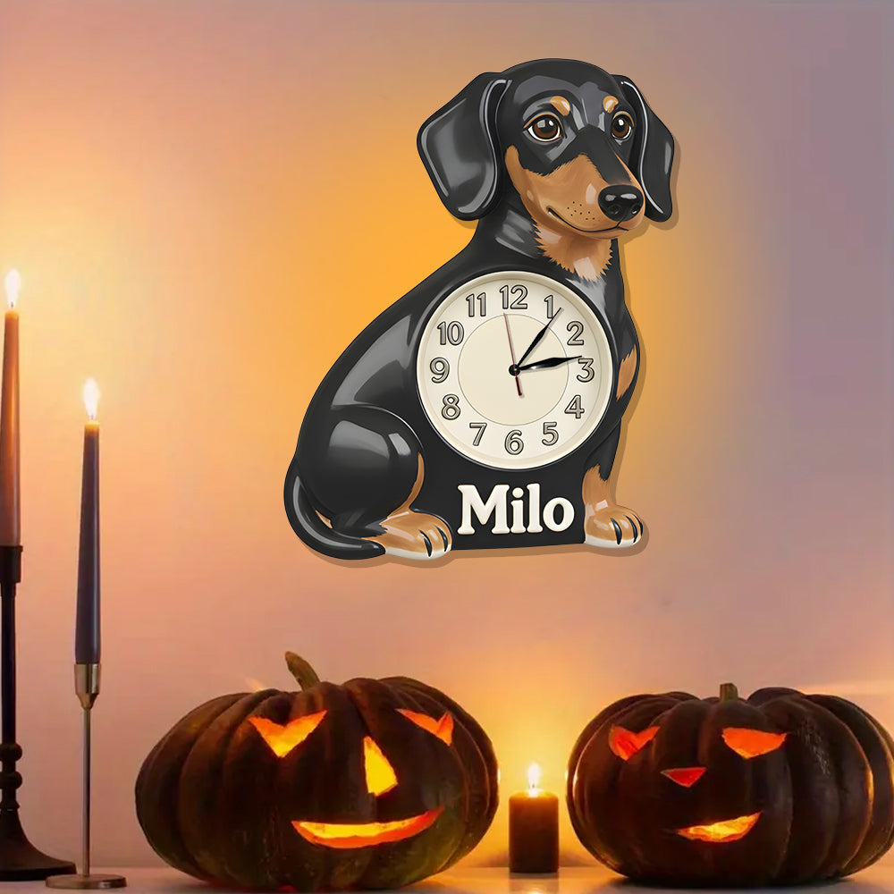 Love My Pet - Personalized Pet LED Light Wall Clock