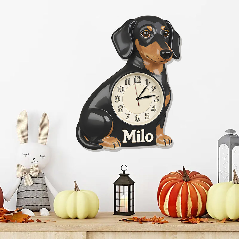Love My Pet - Personalized Pet LED Light Wall Clock