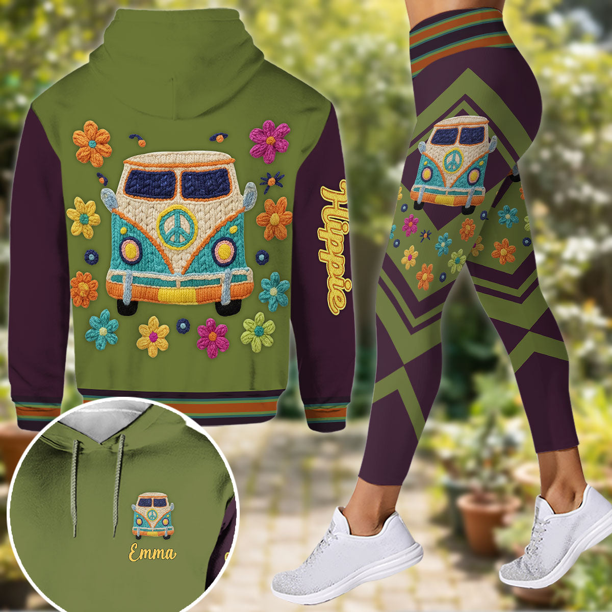 Hippie Souls - Personalized Hippie Hoodie and Leggings