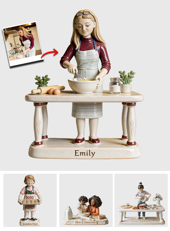 Passionné(e) de pâtisserie ? Plaque acrylique personnalisée sur mesure.