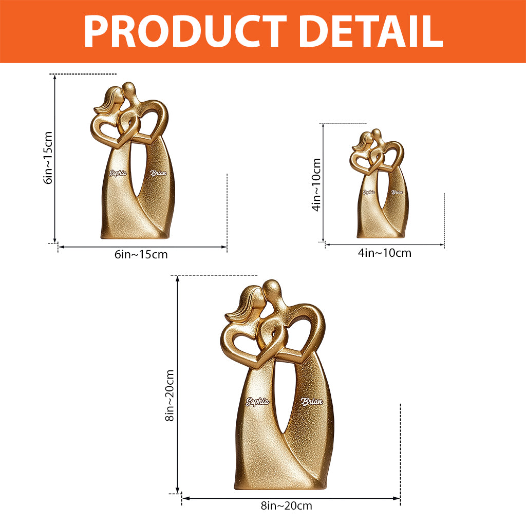 You & Me - Personalized Couple Custom Shaped Acrylic Plaque