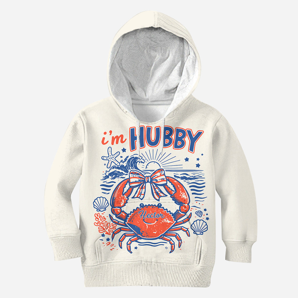 Wenn krabbelig, bitte zurück zu meinem Mann - Personalisierte Paar-Allover-Shirt