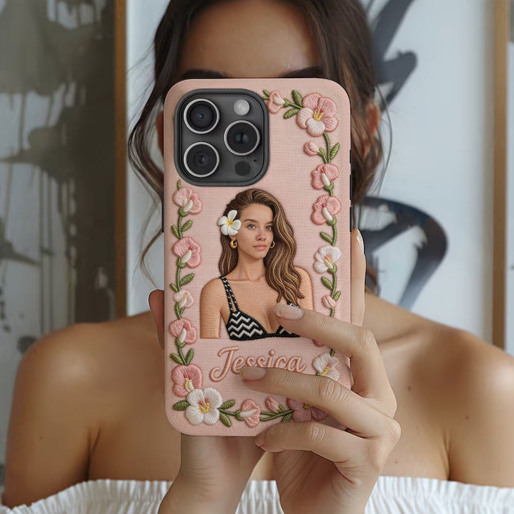 Birth Month Flower (Jan to Dec), Best Gift Idea - Personalized Birth Month Flower Full Print Phone Case