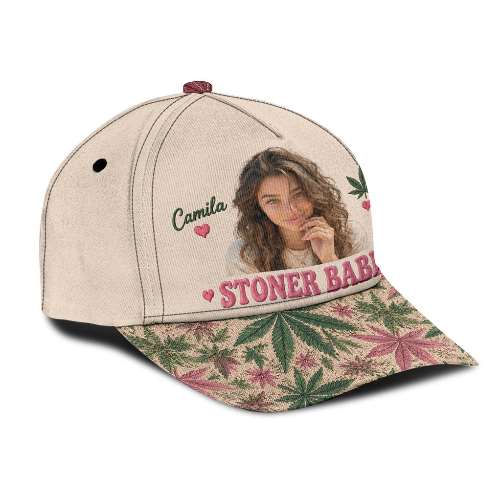 Stoner Babe - Personalized Weed Classic Cap