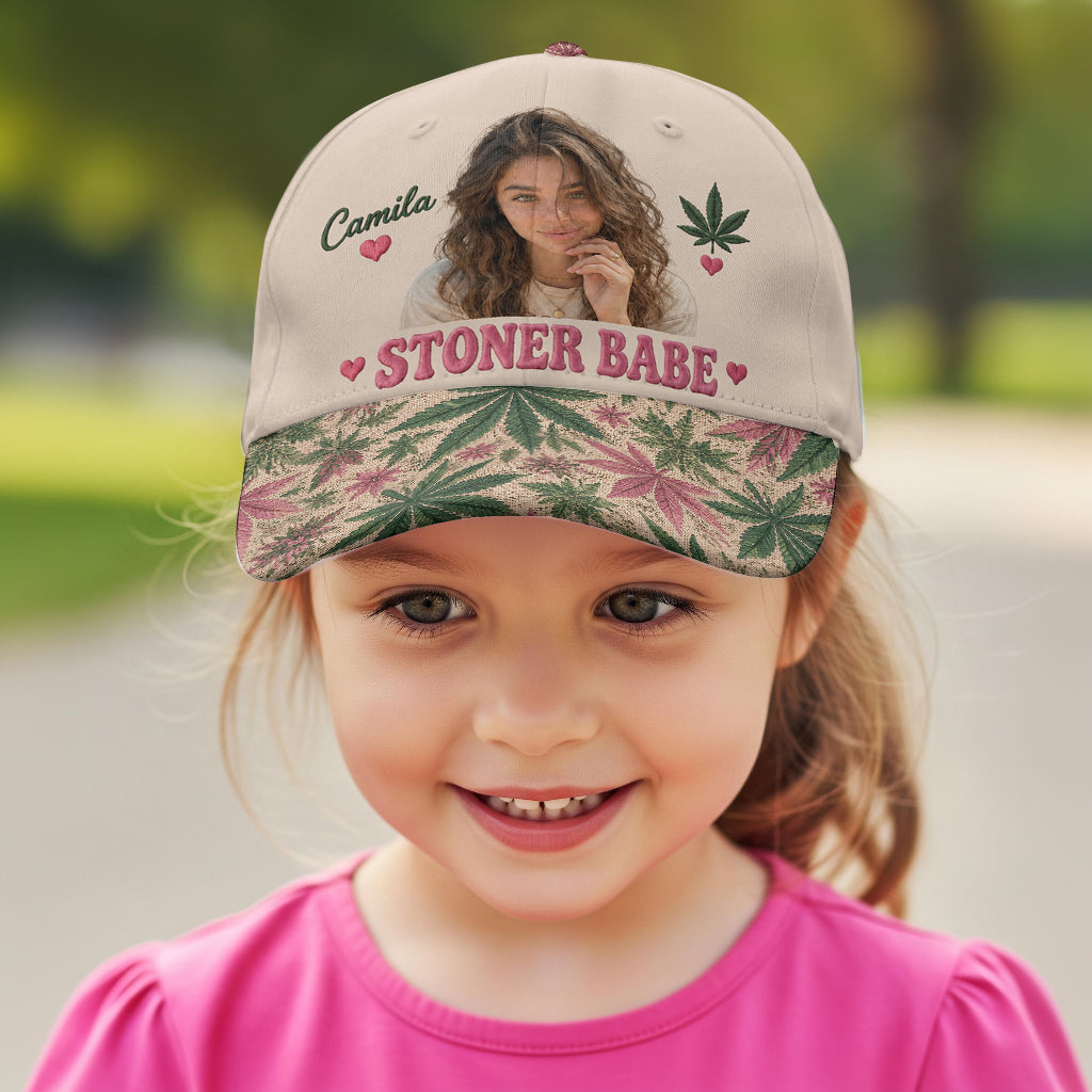 Stoner Babe - Personalized Weed Classic Cap