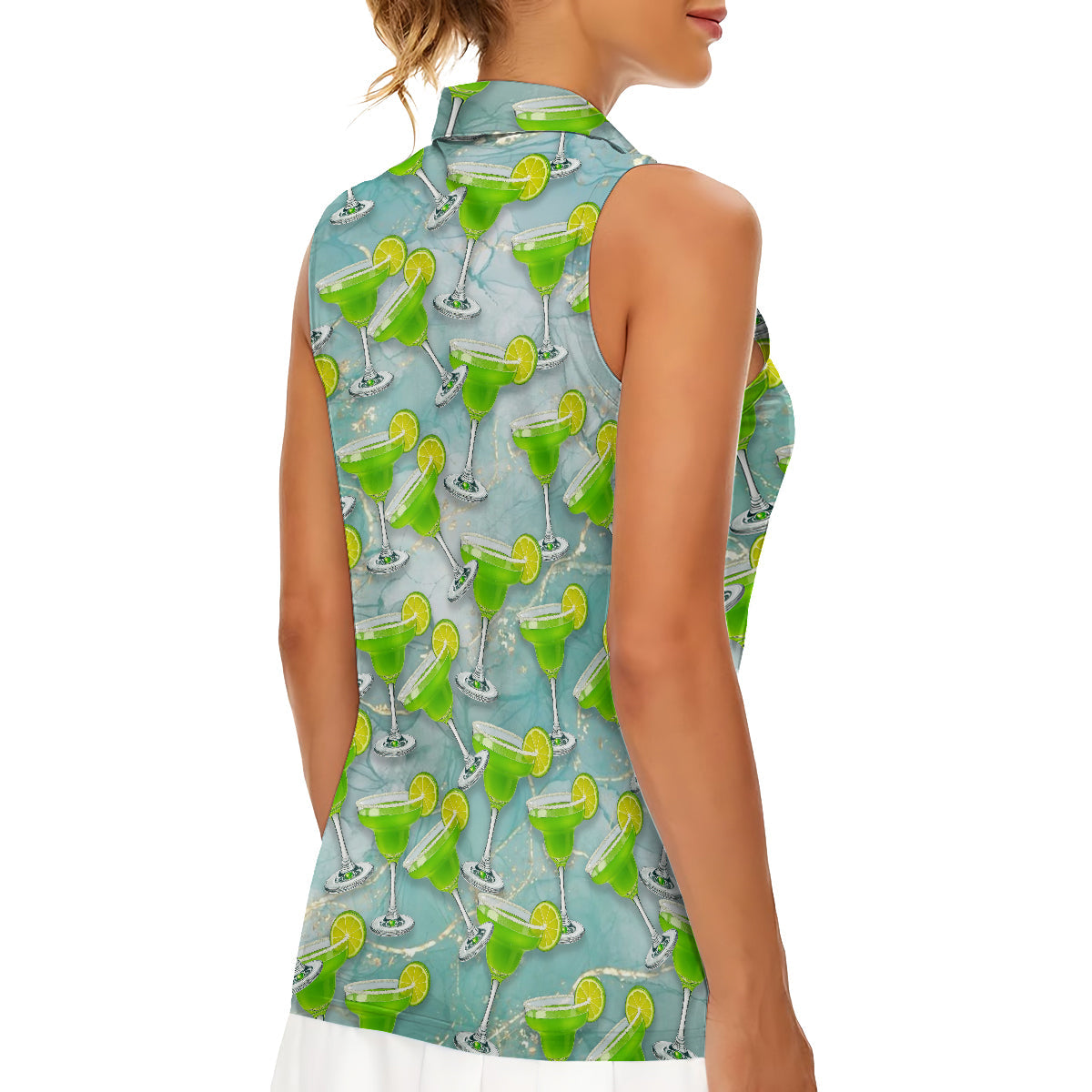 Margarita Mulligans - Personalized Golf Sleeveless Polo Shirt