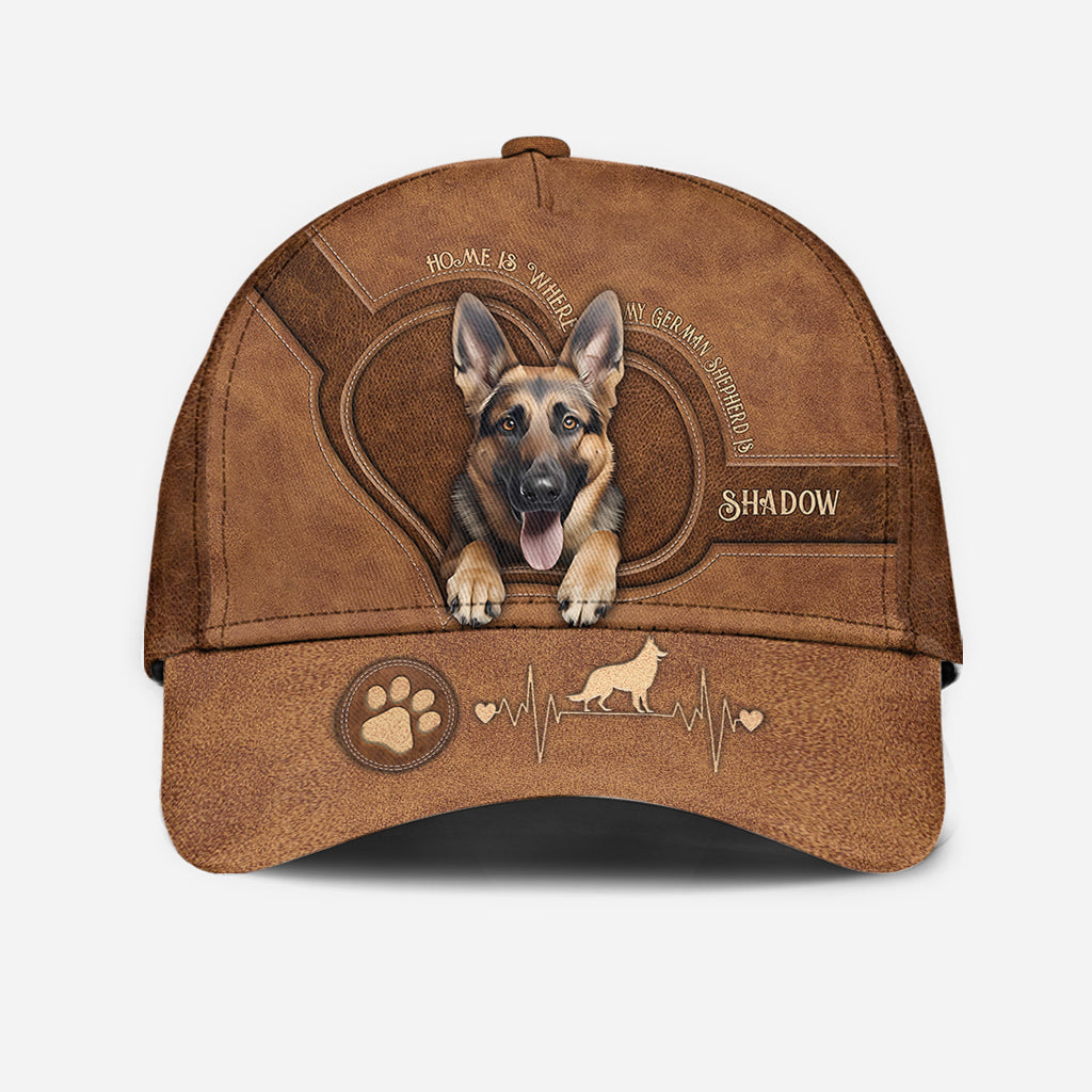 Home Is Where My German Shepherd Is - Personalized German Shepherd Dog Classic Cap