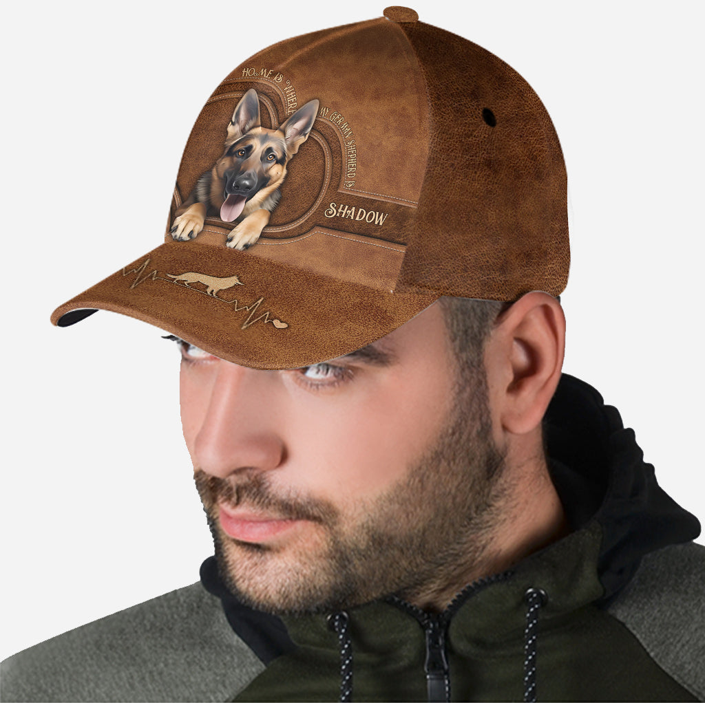 Home Is Where My German Shepherd Is - Personalized German Shepherd Dog Classic Cap