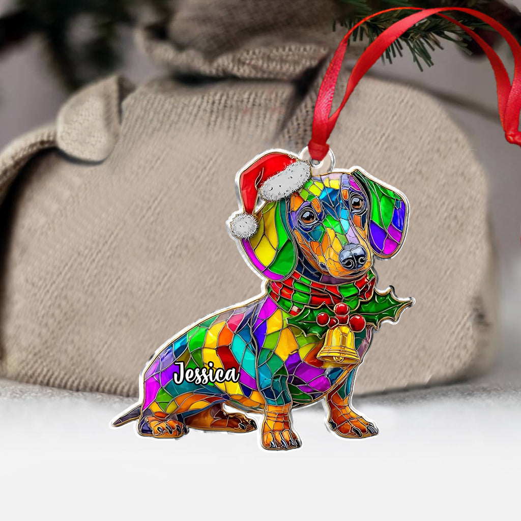 Merry Dogmas - Personalized Dog Ornament