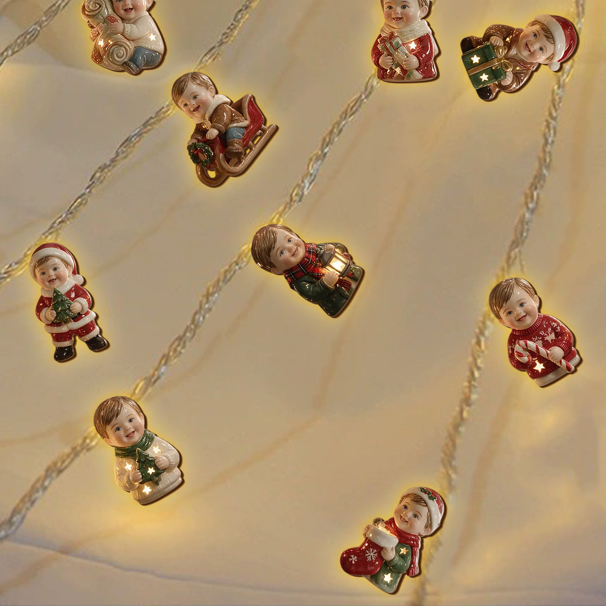 Christmas Is Coming - Personalized Kid String Lights