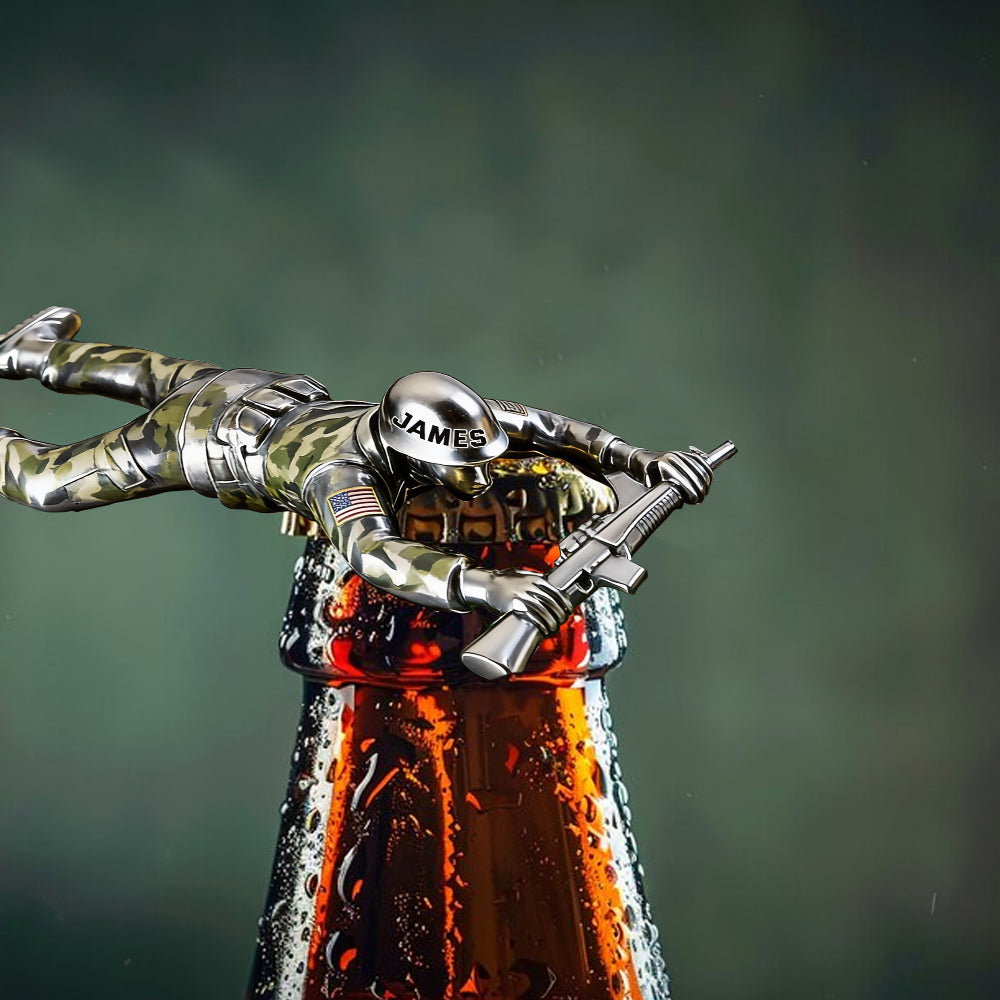 Beer Time - Personalized Veteran Bottle Opener