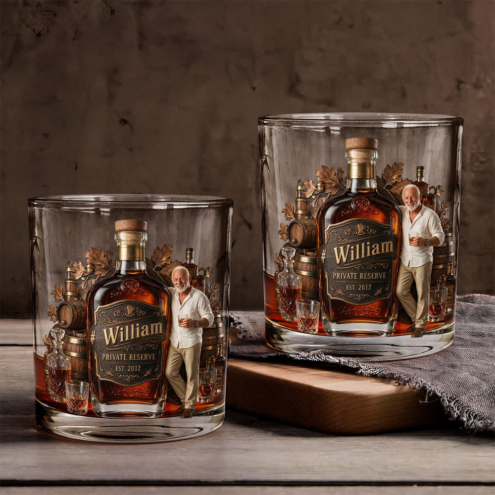 Liebe Whiskey, Bourbon - Personalisierbares Whisky Glas