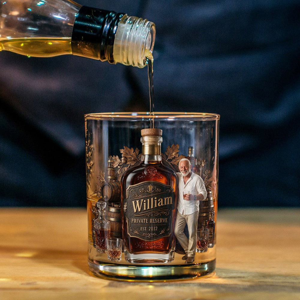 Liebe Whiskey, Bourbon - Personalisierbares Whisky Glas
