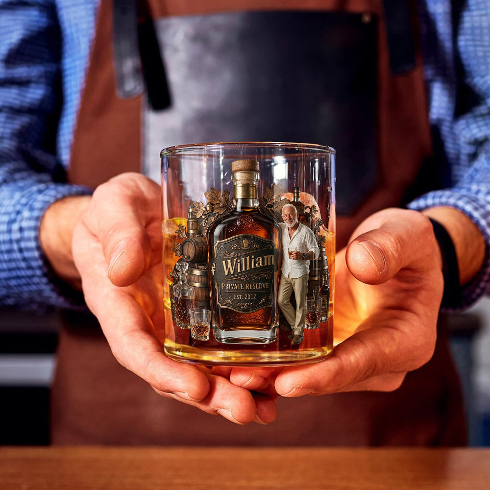 Liebe Whiskey, Bourbon - Personalisierbares Whisky Glas