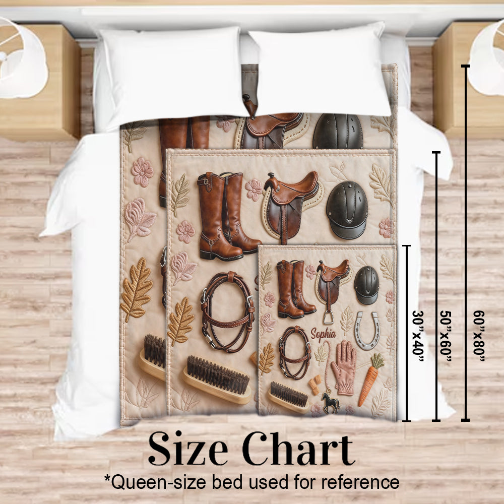Love Horses - Personalized Horse Blanket