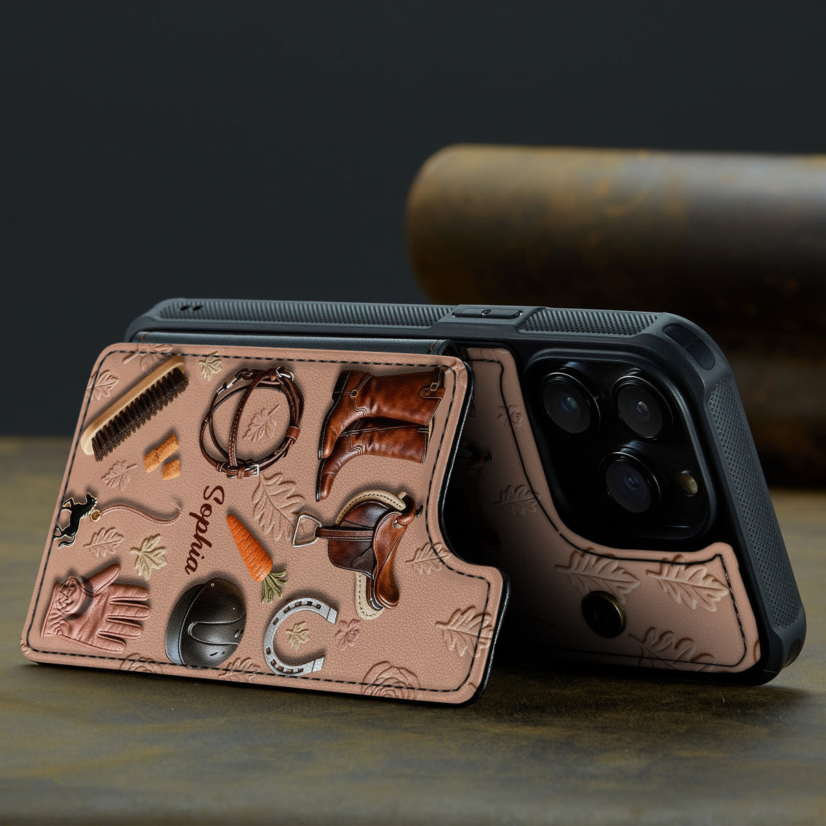 Love Horses - Personalized Horse Fully Printed Wallet Phone Case