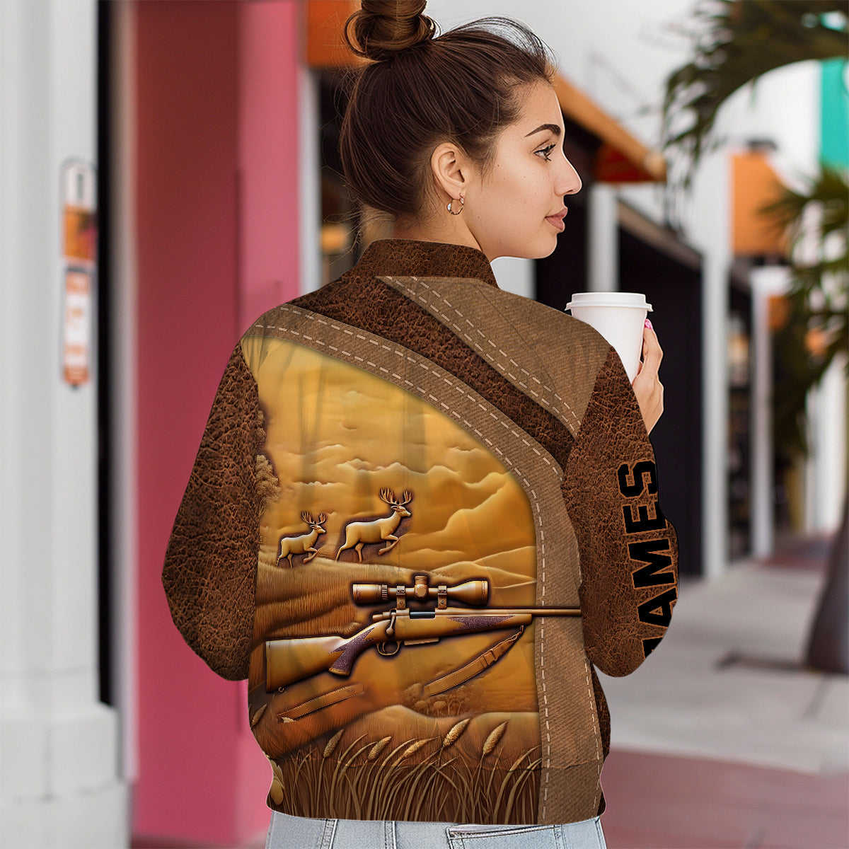 Love Hunting - Personalized Hunting Bomber Jacket