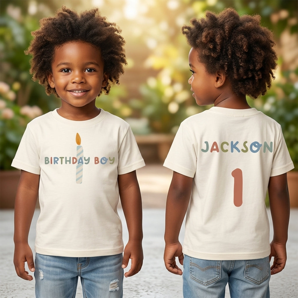 Happy Birthday - Personalized Birthday Kid T-Shirt