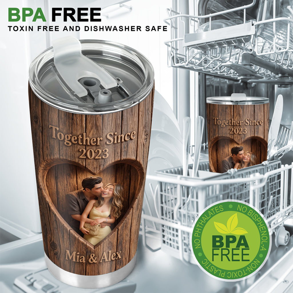 Together Since - Personalized Couple Tumbler