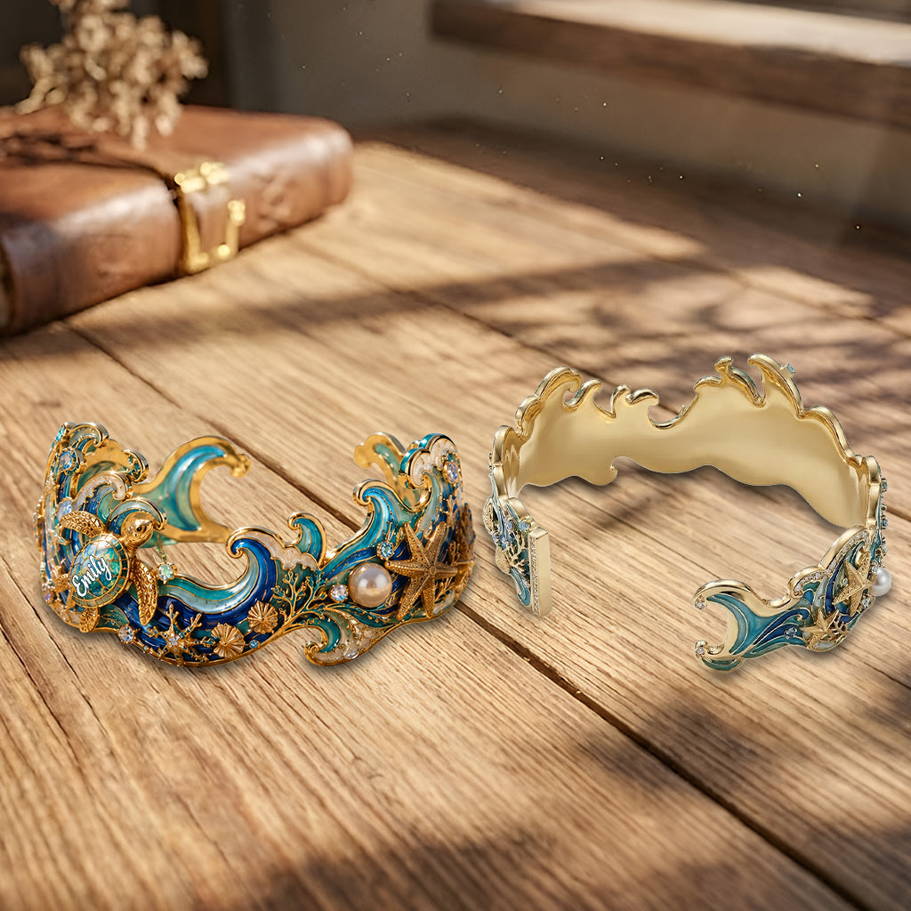 Geschenkidee für Meeresliebhaber - Personalisierbares Armband in Form eines Meeresliebhabers