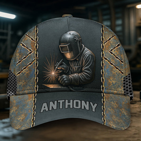 Cool Welder Men - Personalized Welder Classic Cap