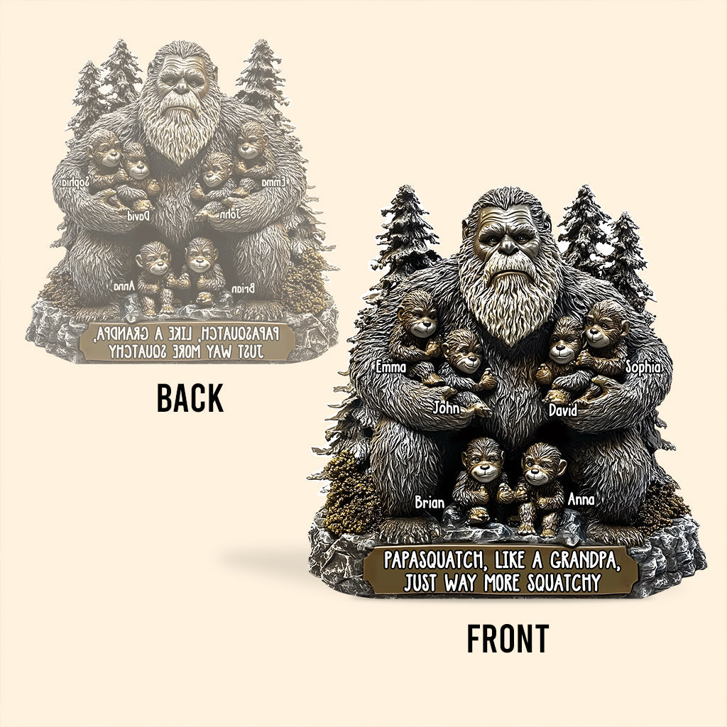 Papasquatch - Personalized Father Custom Shaped Acrylic Plaque