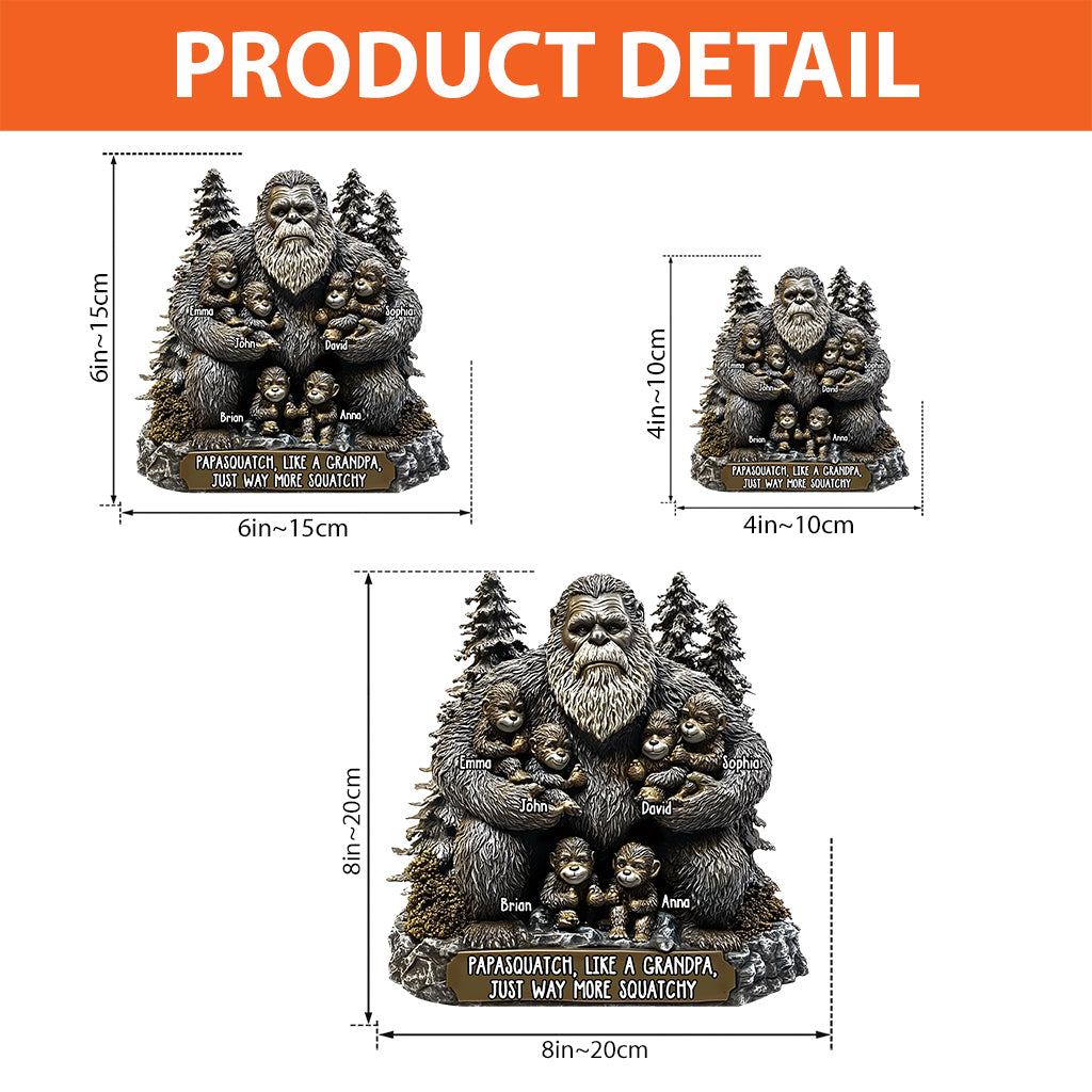 Papasquatch - Personalized Father Custom Shaped Acrylic Plaque