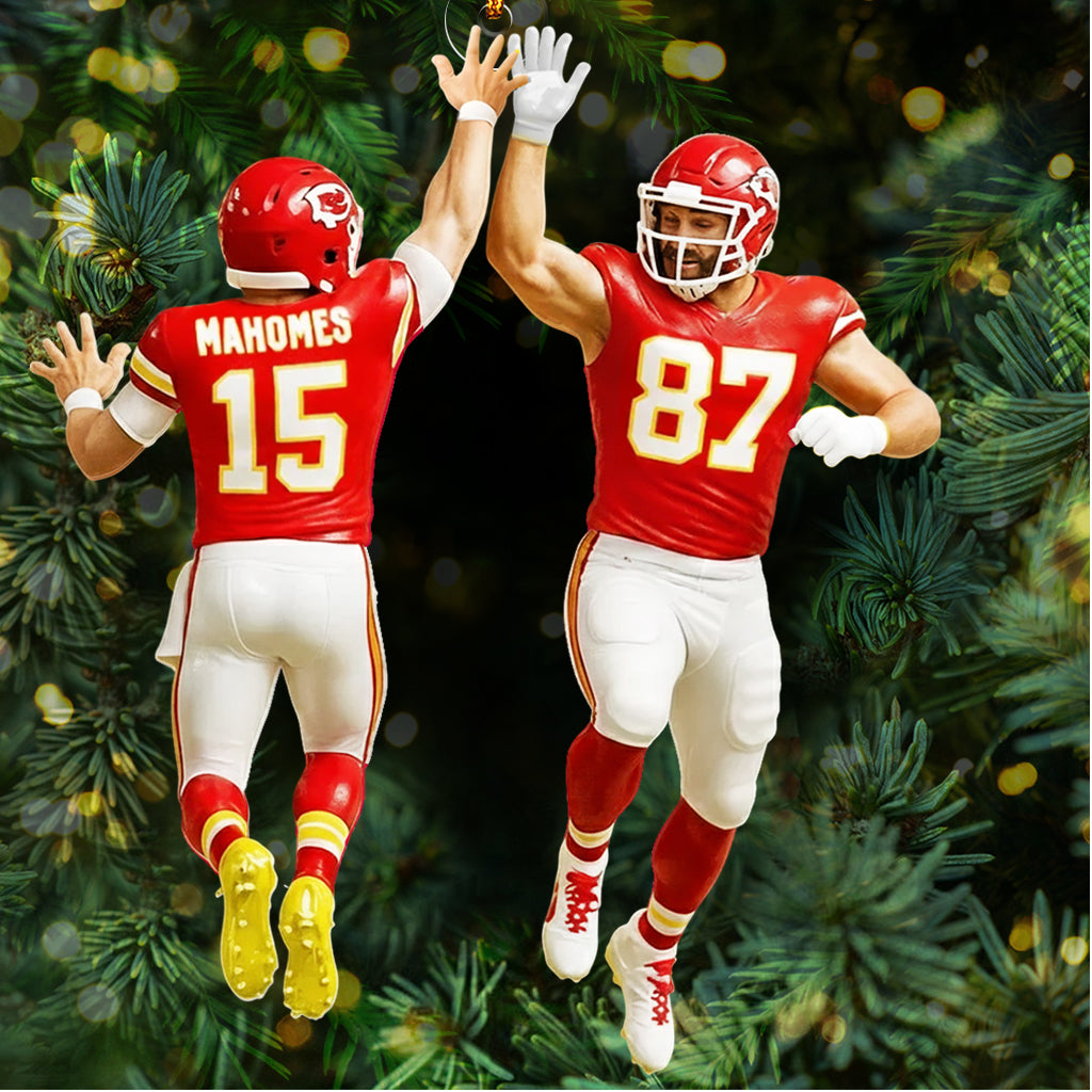 Jour de match - Ornement de football personnalisé