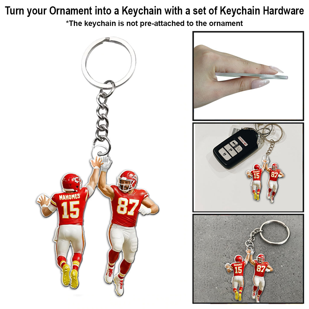 Jour de match - Ornement de football personnalisé