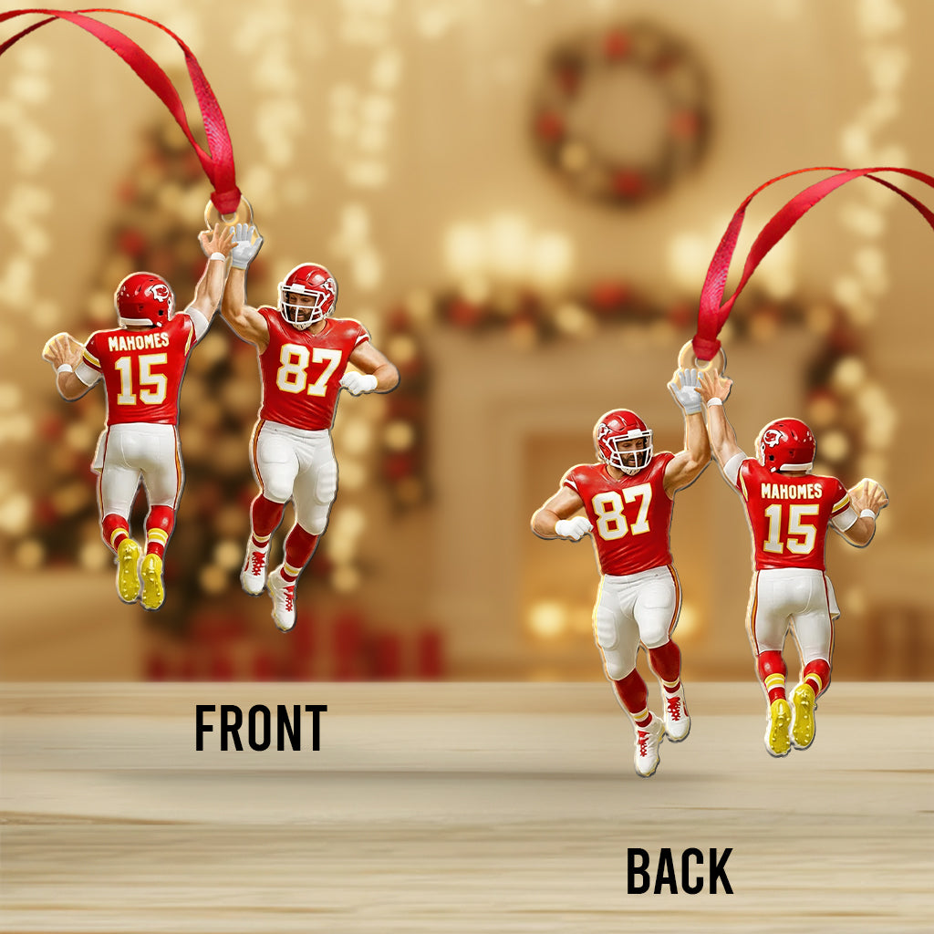 Jour de match - Ornement de football personnalisé