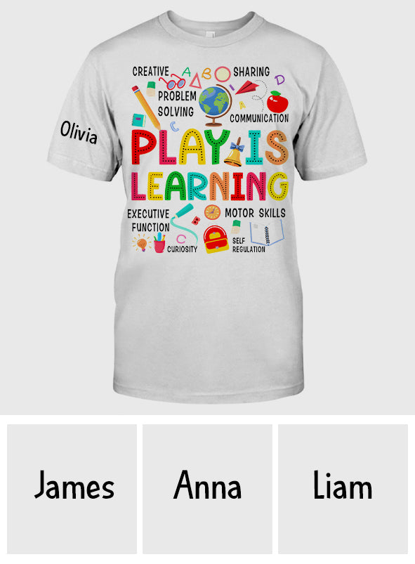 Back To School - Personalized Teacher All Over Shirt