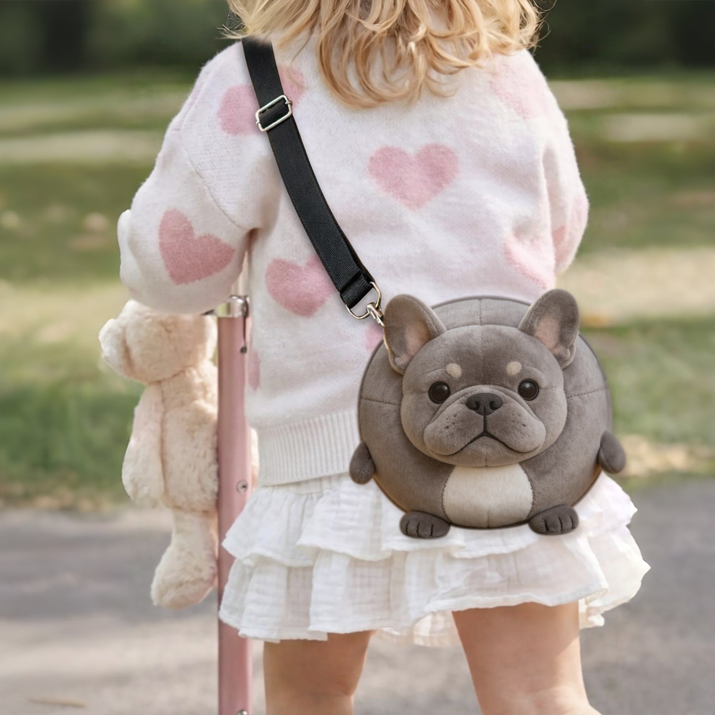 Pet Lovers Gift, Pet Mom - Personalized Dog Plush Crossbag