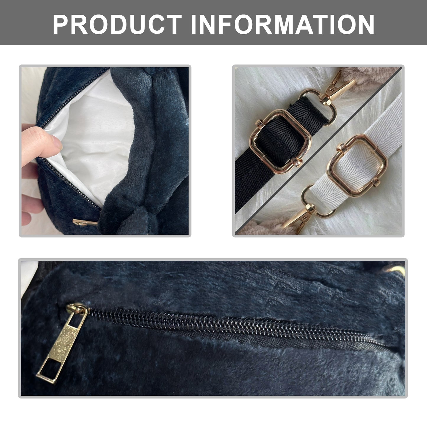 Pet Lovers Gift, Pet Mom - Personalized Dog Plush Crossbag