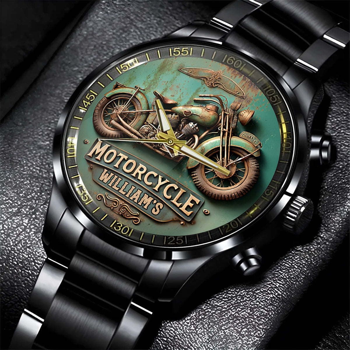 Montre personnalisée pour motards