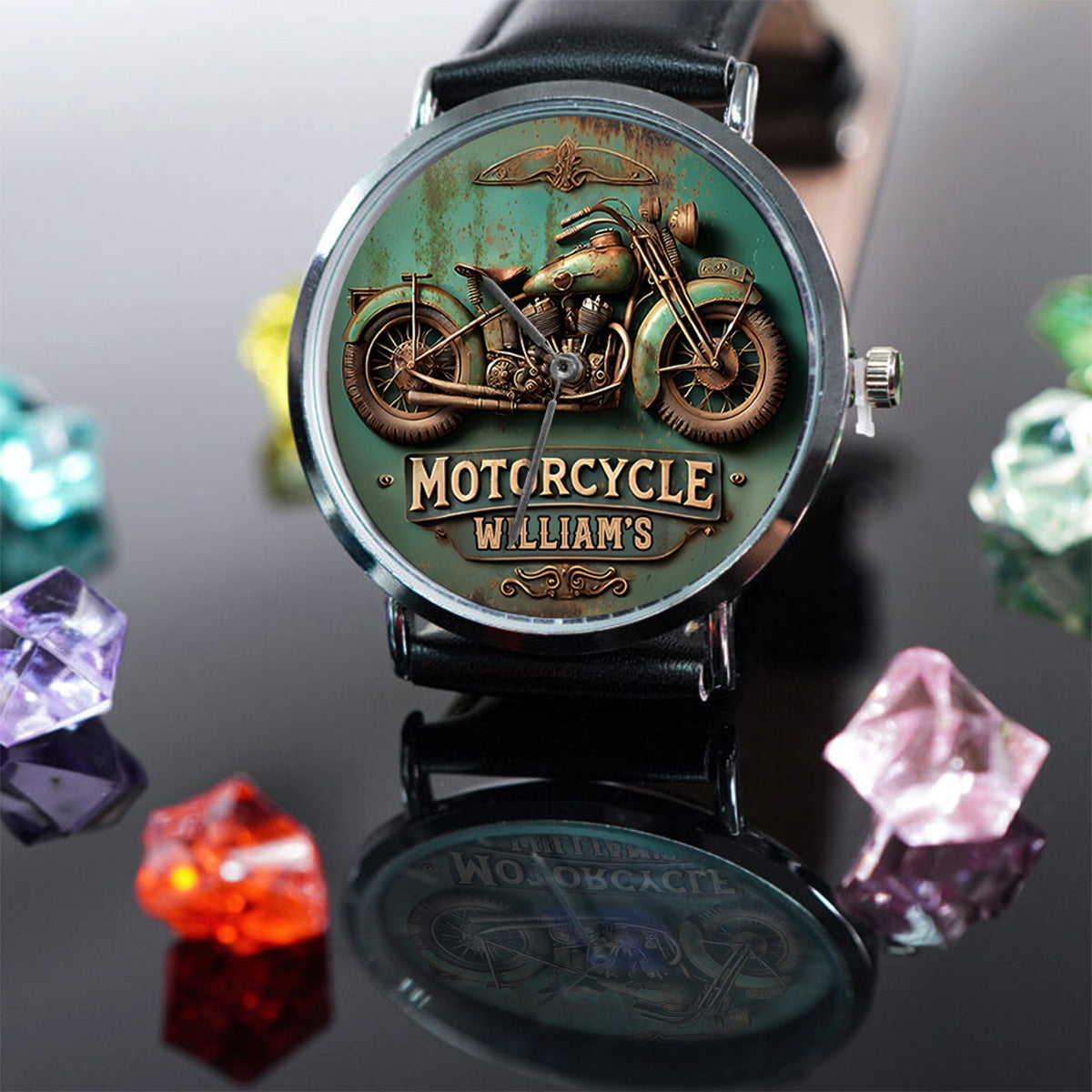 Montre personnalisée pour motards
