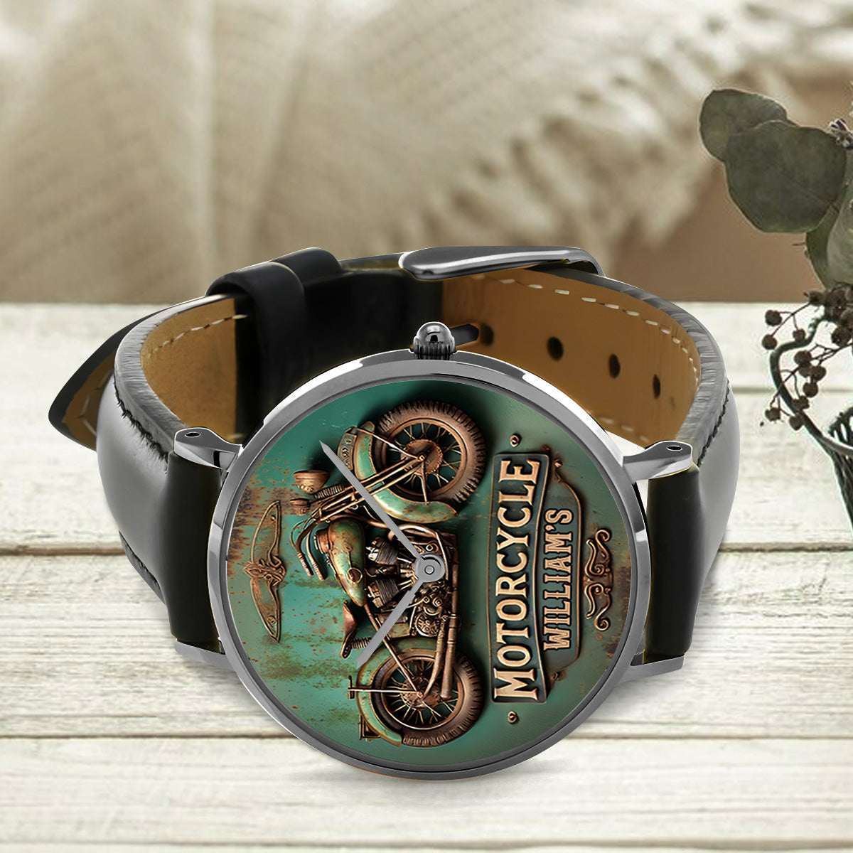 Montre personnalisée pour motards