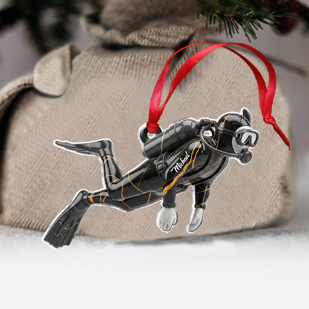 Love Scuba Diving - Personalized Scuba Diving Ornament