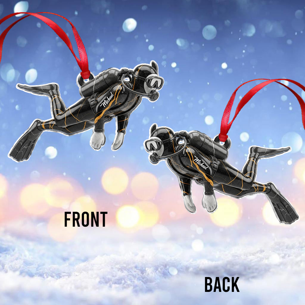 Love Scuba Diving - Personalized Scuba Diving Ornament
