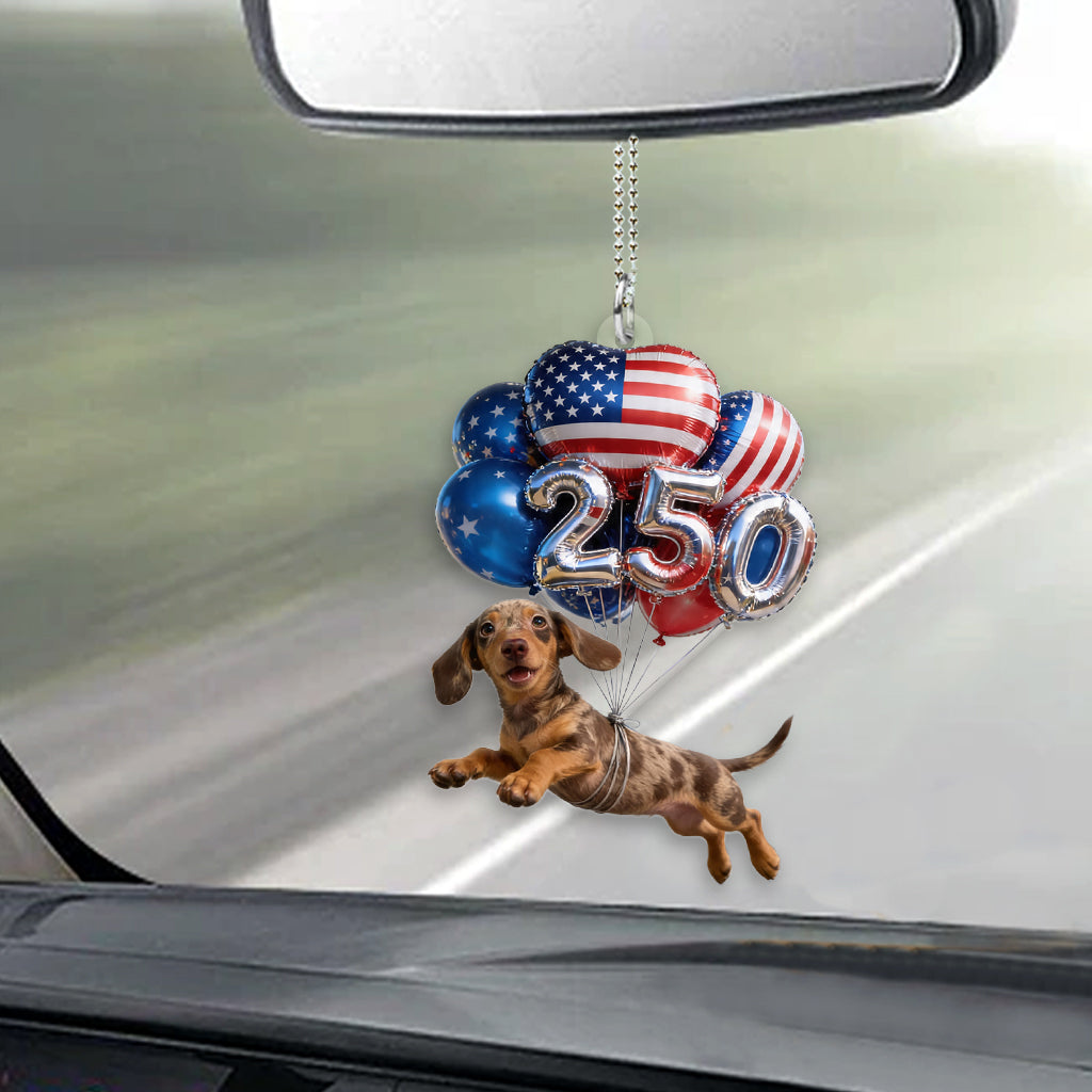 Ornement de Voiture Transparent Personnalisé pour Chien - 250 Ballons