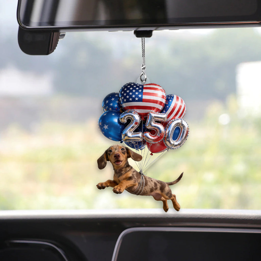 Ornement de Voiture Transparent Personnalisé pour Chien - 250 Ballons