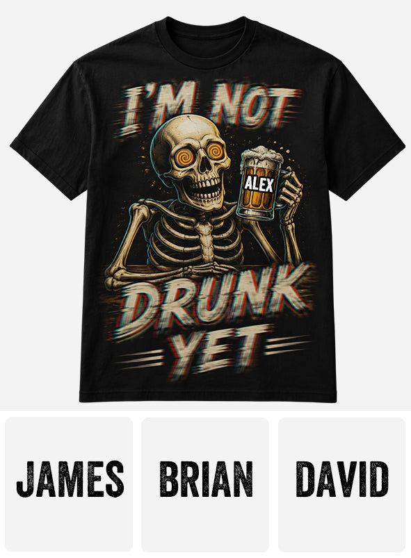 Ich bin noch nicht betrunken - Personalisierte Bier-Allover-Shirt