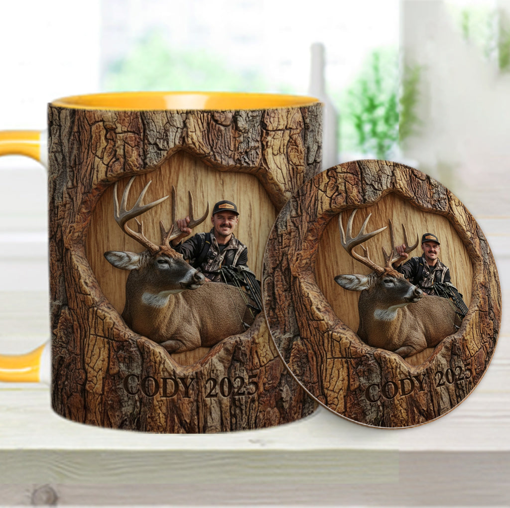 (Test AI) Hunting Accent Mug & Coaster
