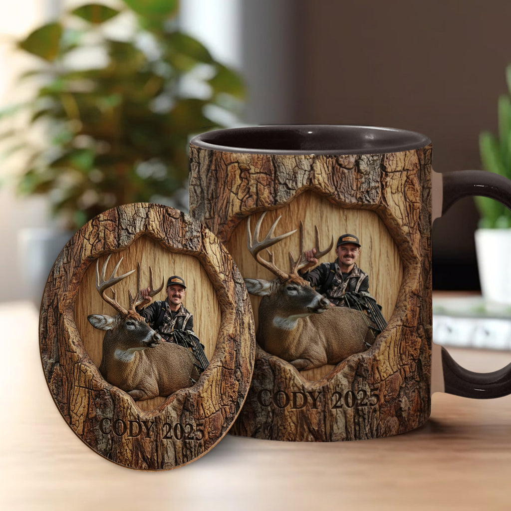 (Test AI) Hunting Accent Mug & Coaster